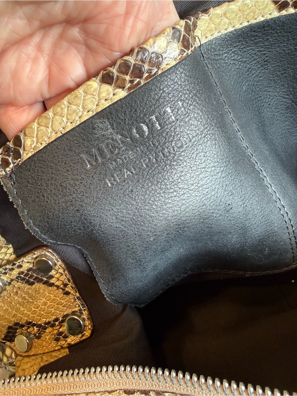 Authentic Python Vintage Menotti Bag - Picture 10 of 13